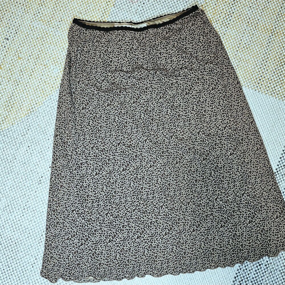 Y2K/90s Kathie Lee Cheetah Print Midi Skirt